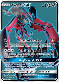 Pokémon-Karte Yveltal GX 124/131