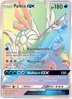 Pokémon-Karte Palkia GX 132/131