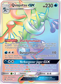 Pokémon-Karte Quajutsu GX 133/131
