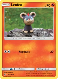 Pokémon-Karte Leufeo 018/131