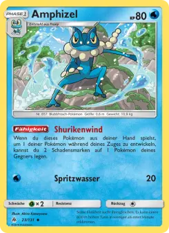 Pokémon-Karte Amphizel 023/131