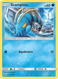 Pokémon-Karte Scampisto 025/131