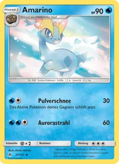 Pokémon-Karte Amarino 027/131