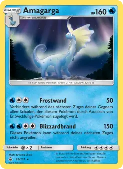 Pokémon-Karte Amagarga 028/131