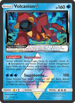 Pokémon-Karte Volcanion ◇ 031/131