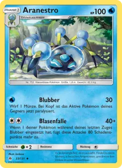 Pokémon-Karte Aranestro 033/131