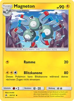 Pokémon-Karte Magneton 035/131