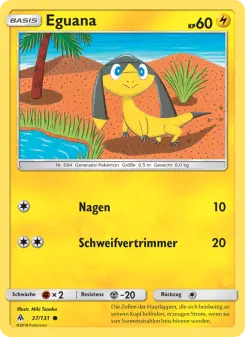 Pokémon-Karte Eguana 037/131
