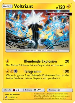 Pokémon-Karte Voltriant 039/131