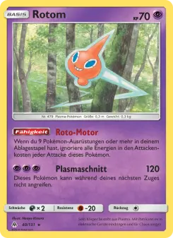 Pokémon-Karte Rotom 040/131