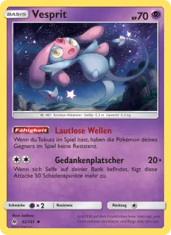 Pokémon-Karte Vesprit 042/131