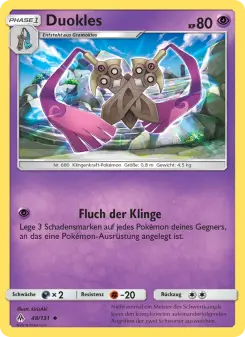 Pokémon-Karte Duokles 048/131