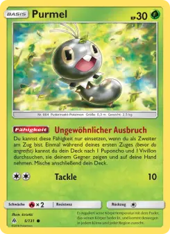 Pokémon-Karte Purmel 005/131