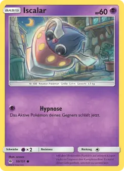 Pokémon-Karte Iscalar 050/131