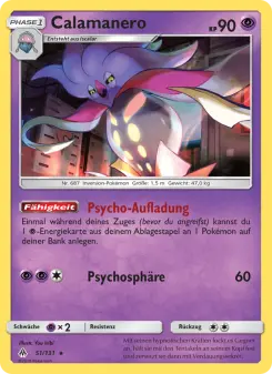 Pokémon-Karte Calamanero 051/131