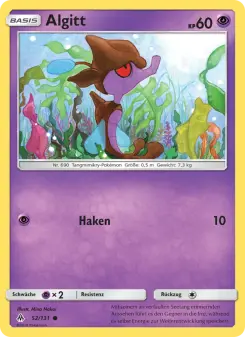 Pokémon-Karte Algitt 052/131
