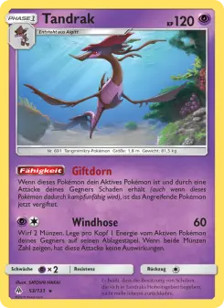 Pokémon-Karte Tandrak 053/131