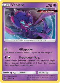 Pokémon-Karte Venicro 055/131