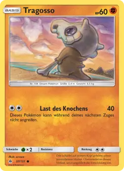 Pokémon-Karte Tragosso 057/131