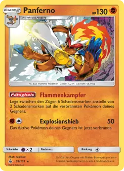 Pokémon-Karte Panferno 059/131