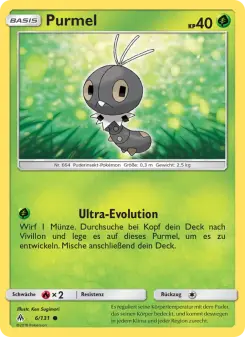 Pokémon-Karte Purmel 006/131