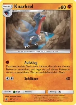 Pokémon-Karte Knarksel 061/131