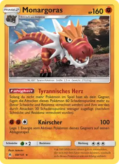 Pokémon-Karte Monargoras 069/131