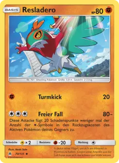 Pokémon-Karte Resladero 070/131