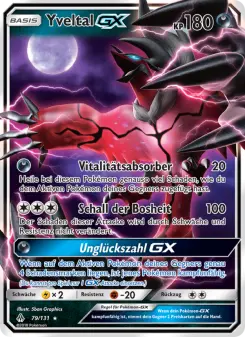Pokémon-Karte Yveltal GX 079/131