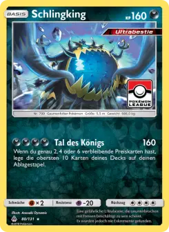 Pokémon-Karte Schlingking 080/131