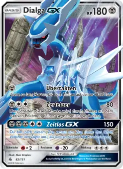 Pokémon-Karte Dialga GX 082/131