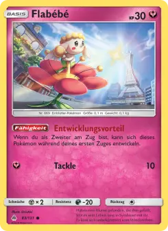 Pokémon-Karte Flabébé 083/131