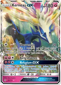 Pokémon-Karte Xerneas GX 090/131