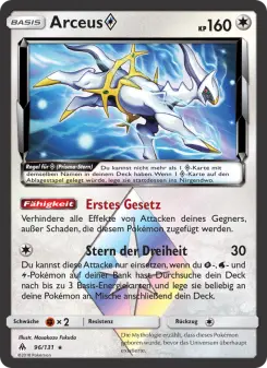 Pokémon-Karte Arceus ◇ 096/131