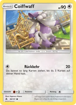 Pokémon-Karte Coiffwaff 099/131