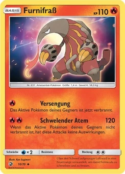 Pokémon-Karte Furnifraß 010/070