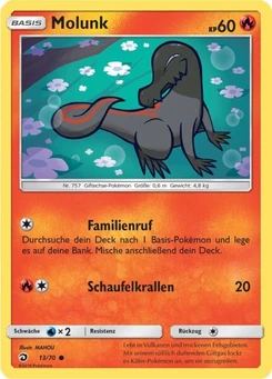 Pokémon-Karte Molunk 013/070