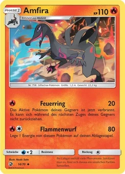 Pokémon-Karte Amfira 014/070