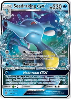 Pokémon-Karte Seedraking GX 018/070