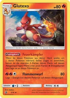 Pokémon-Karte Glutexo 002/070