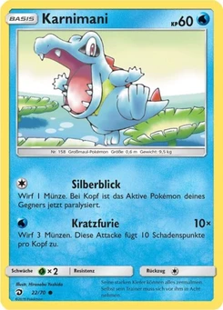 Pokémon-Karte Karnimani 022/070