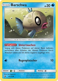 Pokémon-Karte Barschwa 028/070