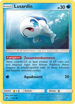 Pokémon-Karte Lusardin 031/070