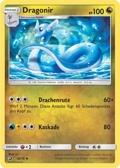 Pokémon-Karte Dragonir 036/070