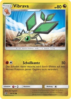 Pokémon-Karte Vibrava 038/070