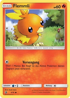 Pokémon-Karte Flemmli 004/070