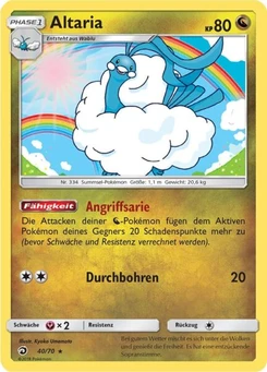Pokémon-Karte Altaria 040/070