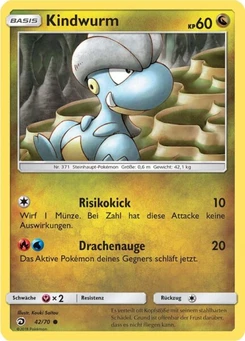 Pokémon-Karte Kindwurm 042/070