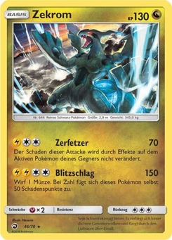 Pokémon-Karte Zekrom 046/070