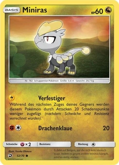 Pokémon-Karte Miniras 052/070